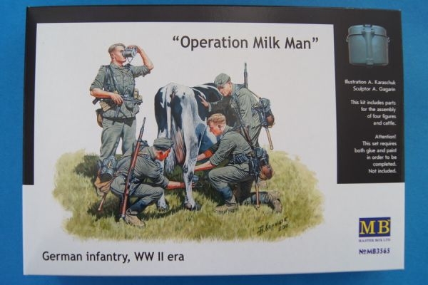 Masterbox 1:35 scale model figures Kit-Operation Milk Man MAS3565 