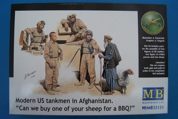 Master Box 35131 Modern U.S Tankmen in Afghanistan Scale 1/35