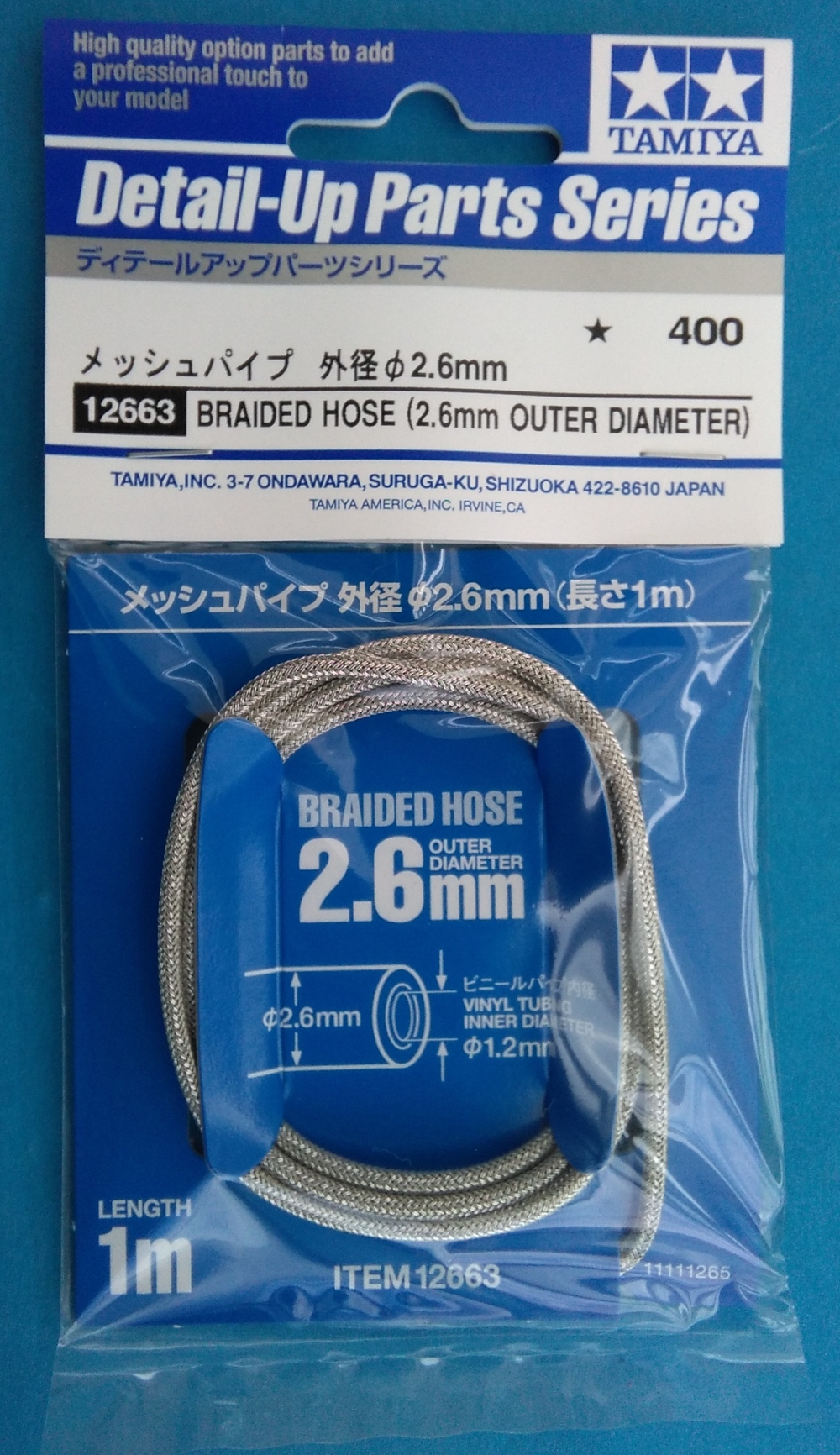 Braided Hose 2.6mm Outer Diameter Model Kit