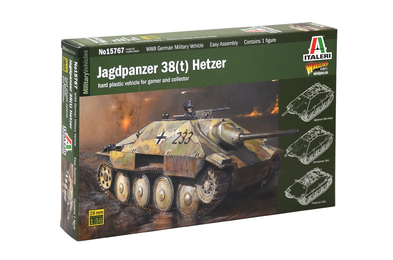 Carro Bewaffnete Altaya 1/72 Jagdpanzer 38 Hetzer Moravia Diecast 