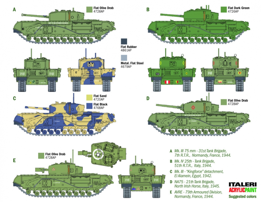 III a22 6 pdr ref 48605!!! Master fighter 1//48 tank churchill tank mk