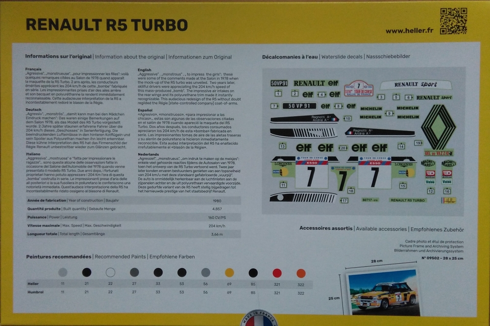 Rétromobile 2014 & Solo Alfa by Artcurial Motorcars, Vente n°2400, Lot  n°424 1980 Renault 5 Turbo Groupe 4 Calberson