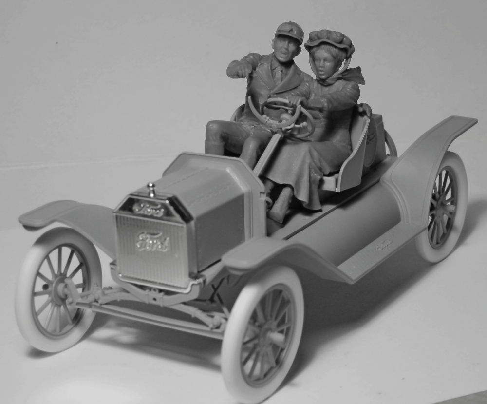 ICM Model T 1913 Speedster With American Sport Car Drivers Kit 1 24 for sale online 