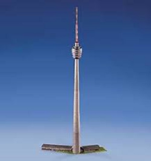 Fernsehturm Stuttgart Building 1:200 Schreiber-Bogen papier modèle #72587 