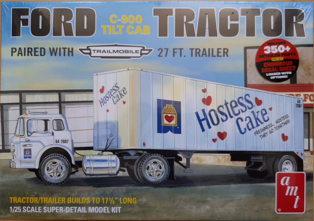 全商品オープニング価格！ tractor Ford AMT プラモデル C-900 trailer 27ft. trailmobile with  paired cab tilt 自動車 - www.fotofilmmedya.com