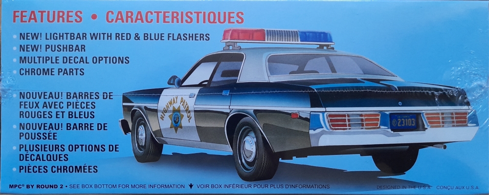 1978 Dodge Monaco 4-door Sedan California Highway Patrol Police Car 1:25 MPC 922 