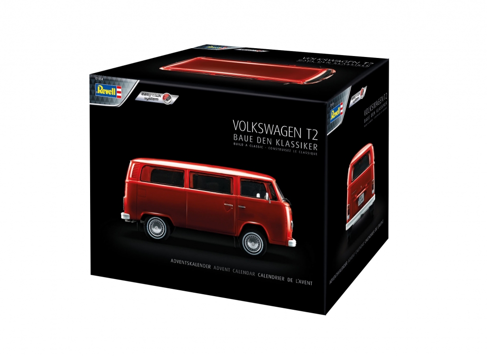REVELL; ADVENTSKALENDER VW T2 BUS; REV-01034; REV01034; REV 01034